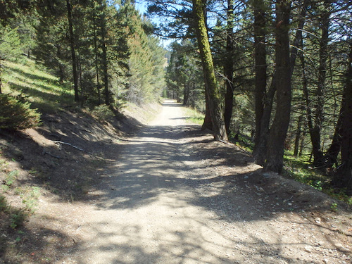 GDMBR: Riding east, down Marsh Creek Road.